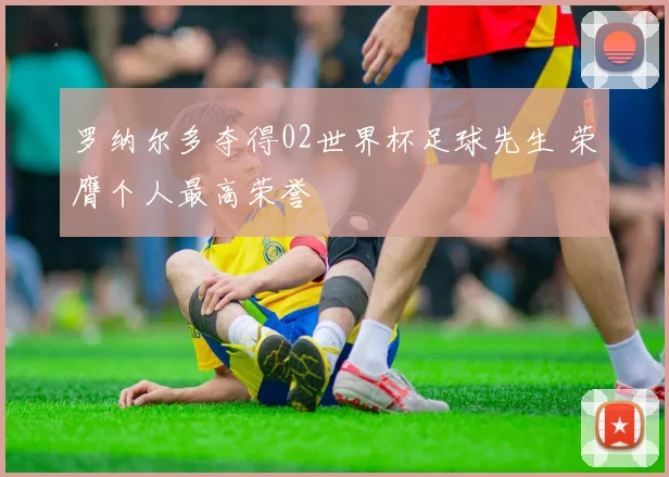 罗纳尔多夺得02世界杯足球先生 荣膺个人最高荣誉