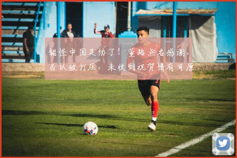 错怪中国足协了!董路点名感谢、否认被打压,未收到祝贺情有可原